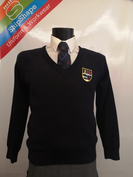 Exmouth College V-Neck Jumper